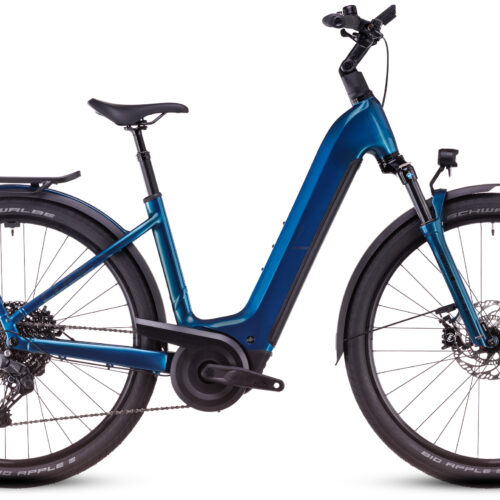 Cube Kathmandu Hybrid EX 800 Easy Entry electricblue´n´chrome