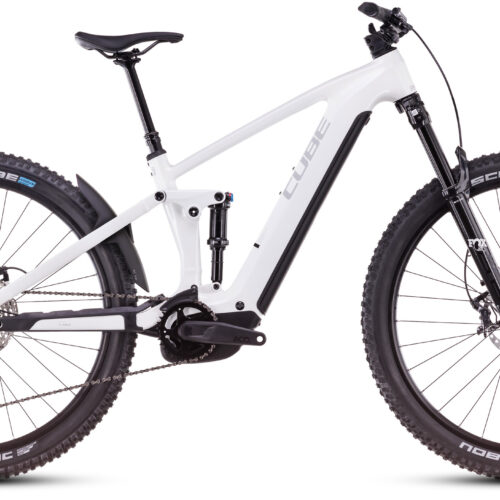 Cube Stereo Hybrid ONE44 EXC 800 metallicwhite´n´black